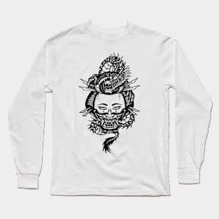 Geisha by Digent.ink Long Sleeve T-Shirt